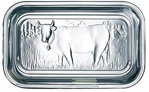 Arc International Luminarc Cow Butter Dish, 6-1/2-Inch by 2-3/4-Inch