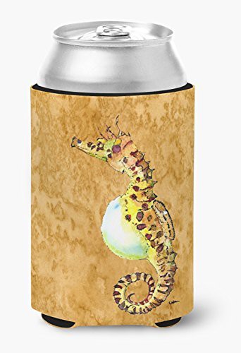 Caroline&#39;s Treasures 8640Cc Seahorse Can Or Bottle Beverage Insulator Hugger, Can Hugger, Multicolor