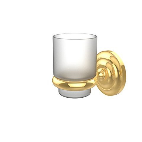 Allied Brass Pqn-66-Pb Wall Mounted Tumbler Holder, Polished Brass