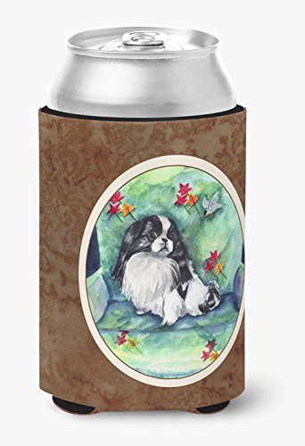 Caroline&#39;s Treasures 7034Cc Japanese Chin In Momma&#39;s Chair Can Or Bottle Hugger, Can Hugger, Multicolor