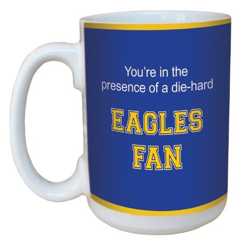 Tree-Free Greetings Lm44798 Eagles College Basketball Ceramic Mug With Full-Sized Handle, 15-Ounce