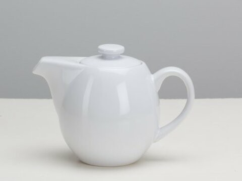 Teaz 0.75-qt. Teapot with Infuser Color: White