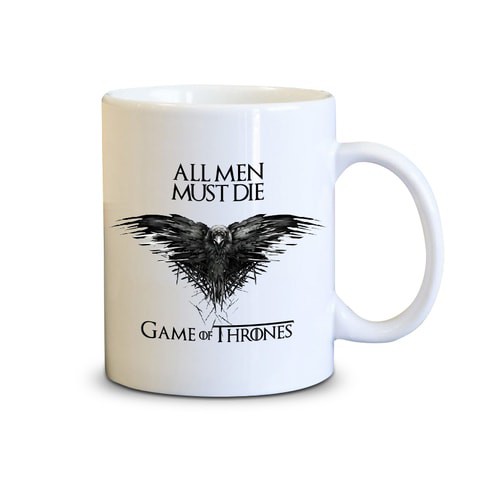 Spoil Your Wall - Coffee Mugs - All Men Must Die, Game of Thrones TV Show Design