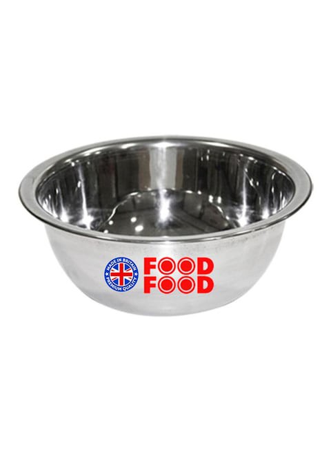 Generic Stainless Steel Mixing Bowl Silver 32cm