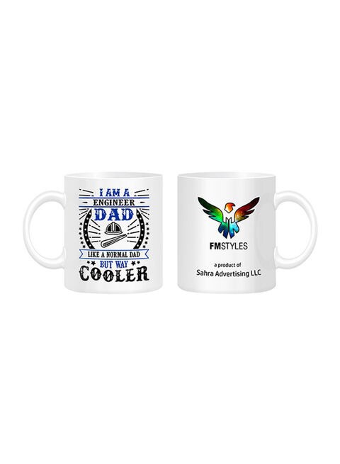 FMstyles I&#39;m A Engineer Dad Printed Mug White 10ounce