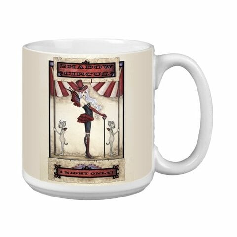 Tree-Free Greetings XM27608 Amy Brown Artful Jumbo Mug, 20-Ounce, Fantasy Shadow Circus Fairy