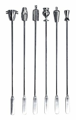 Prodyne Legacy Swizzle Sticks (Set of 6), Silver