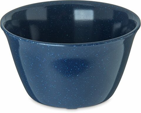 Carlisle Paddles Carlisle 4354035 Dallas Ware Melamine Bouillon Cup, 8-Oz. Capacity, 3.84 X 2.15&quot;, Cafe Blue (Case Of 24)