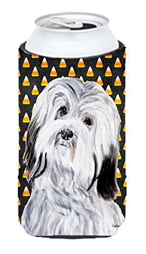 Caroline&#39;s Treasures Sc9665Tbc Havanese Candy Corn Halloween Tall Boy Beverage Insulator Hugger, Tall Boy, Multicolor