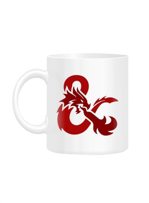 FMstyles Dungeons &amp; Dragons Printed Mug White 10 cm