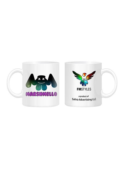 FMstyles Marshmello Printed Mug White 10ounce