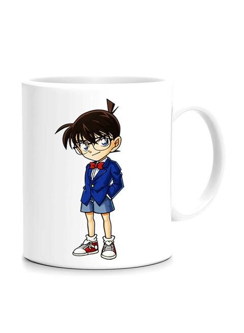 FMstyles Detective Canon Full Image Printed Mug White/Blue/Black 10 cm