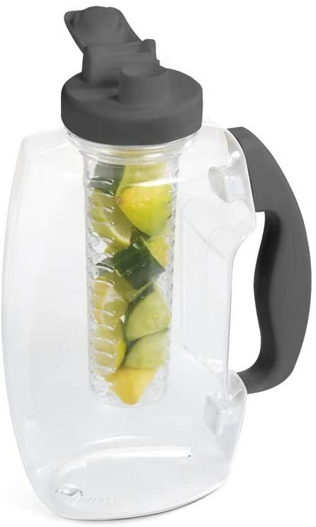 INFUJUG - 1.8 Liter Fruit Infuser Pitcher Jug BPA-Free Leakproof I Infusion of Tea vegetable Fruits for Vitamins