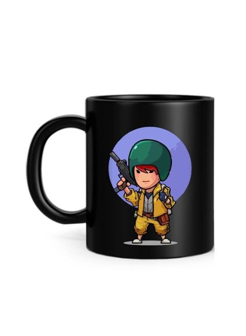 FMstyles PUBG Fanart on Behance Printed Mug Black 10 cm