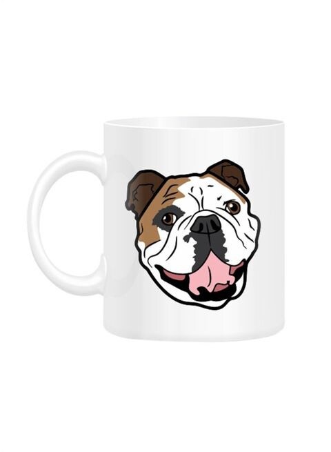 FMstyles Claude Doggy Design Printed Mug White 10 cm