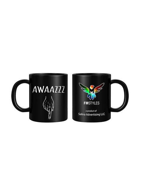 FMstyles Awaaz Nichey Printed Mug Black 10ounce