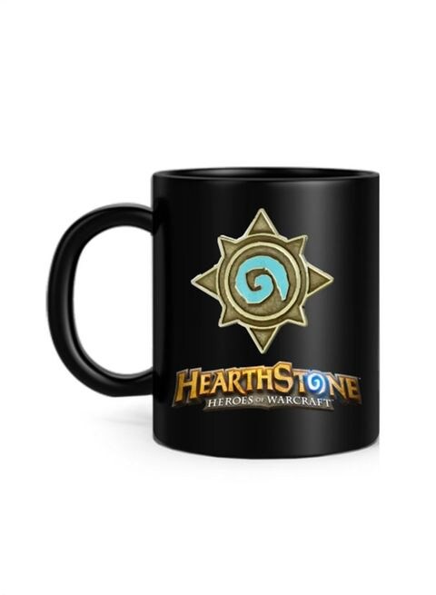 FMstyles Hearth Stone Game Fan Printed Mug Black 10 cm