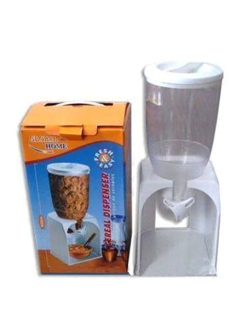 Generic Single Cereal Dispenser White/Clear