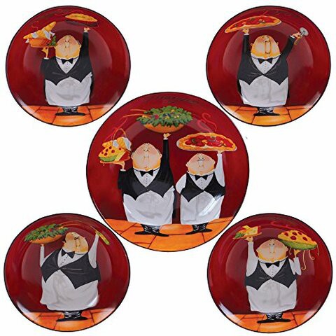 Certified International Corp Certified International Waiters Pasta Set, Multicolored, 5 Piece