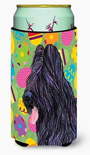 Caroline&#39;s Treasures Ss4834Tbc Briard Easter Eggtravaganza Tall Boy Beverage Insulator Beverage Insulator Hugger, Tall Boy, Multicolor