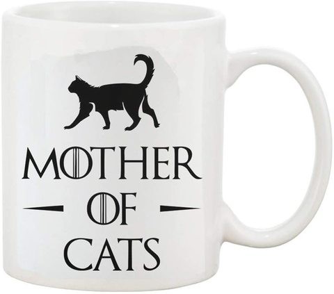 Giftex 11Oz Ceramic Coffee Mug, Game Of Thrones, Mother Of Cats