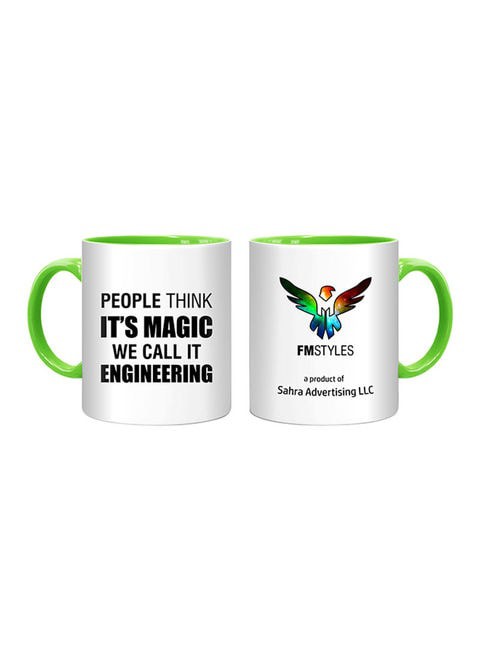 FMstyles People Think Its Magic Printed Mug Multicolour 10ounce