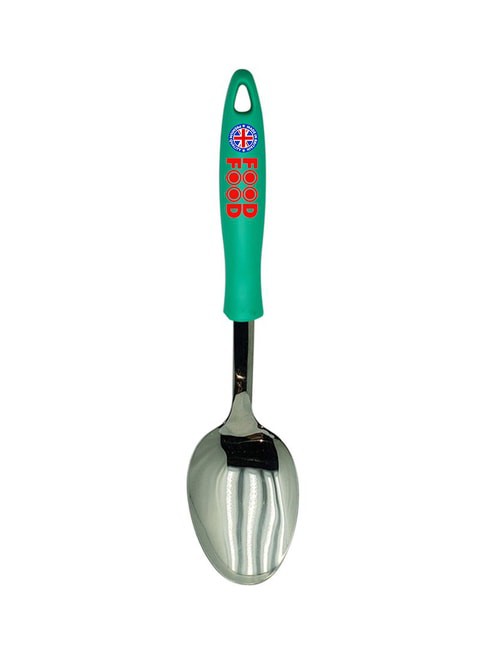 Generic Basting Spoon Aqua Green/Silver