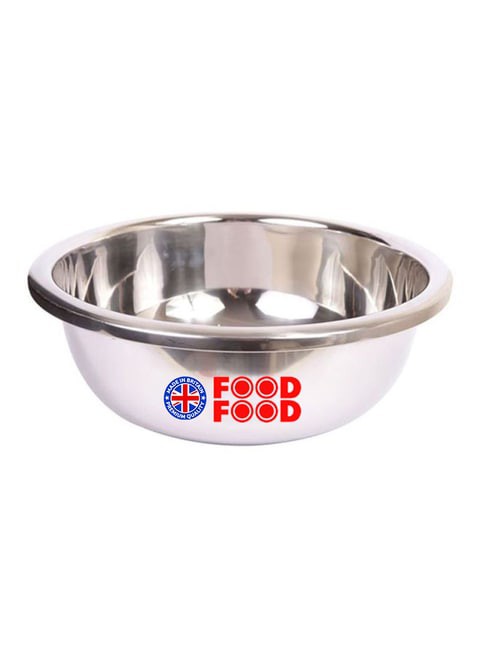 Generic Stainless Steel Mixing Bowl Silver 50cm