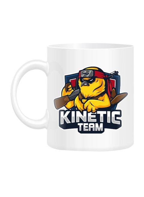 FMstyles PUBG Kinetic Team Printed Mug White 10 cm