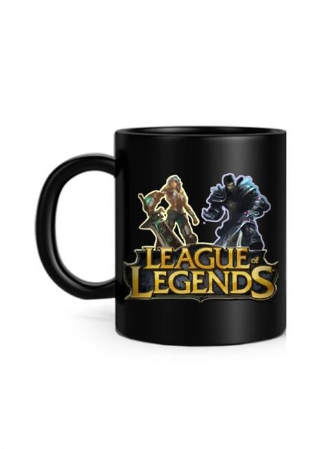 FMstyles League of Legends Action Design Printed Mug Black 10 cm