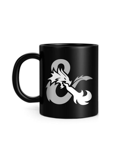 FMstyles Dungeons &amp; Dragons Printed Mug Black 10 cm