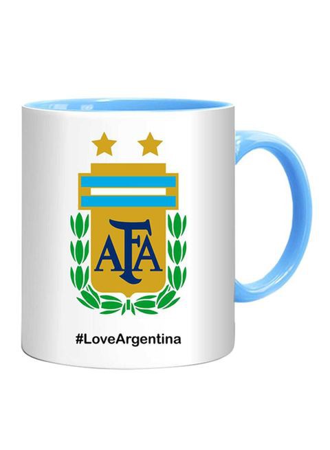 FMstyles Argentina Printed Mug Blue/White/Yellow