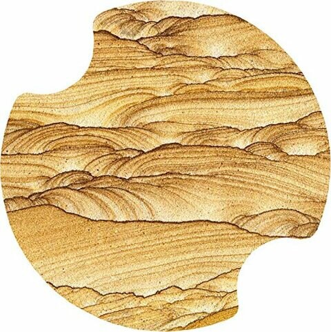 Sandstone Pattern Car Drink Coasters - Style D3