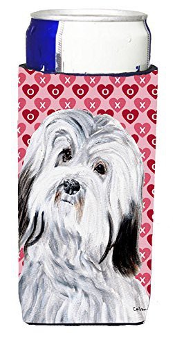 Caroline&#39;s Treasures Sc9713Muk Havanese Hearts And Love Ultra Beverage Insulators For Slim Cans, Slim Can, Multicolor