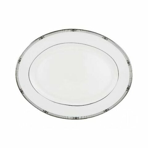 Lenox Westerly Platinum Bone China 13-Inch Oval Platter