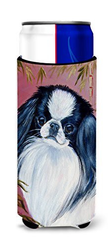 Caroline&#39;s Treasures 7149Muk Japanese Chin Ultra Beverage Insulators For Slim Cans, Slim Can, Multicolor