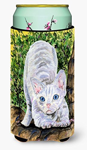 Caroline&#39;s Treasures Ss8280Tbc Cat - Devon Rex Tall Boy Beverage Insulator Beverage Insulator Hugger, Tall Boy, Multicolor