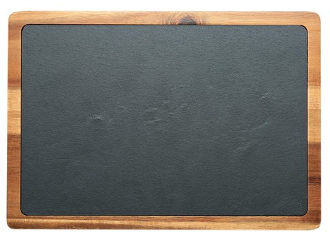 Kitchen Master Acaicia Wood And Slate Serving Board 33X23X1.5 Cm-Sl0021