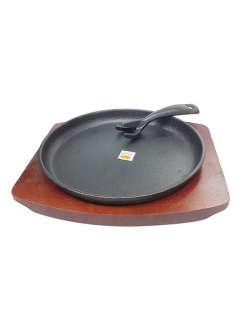 Raj - Round Sizzle Tray With Holder 22Cm-Cost04