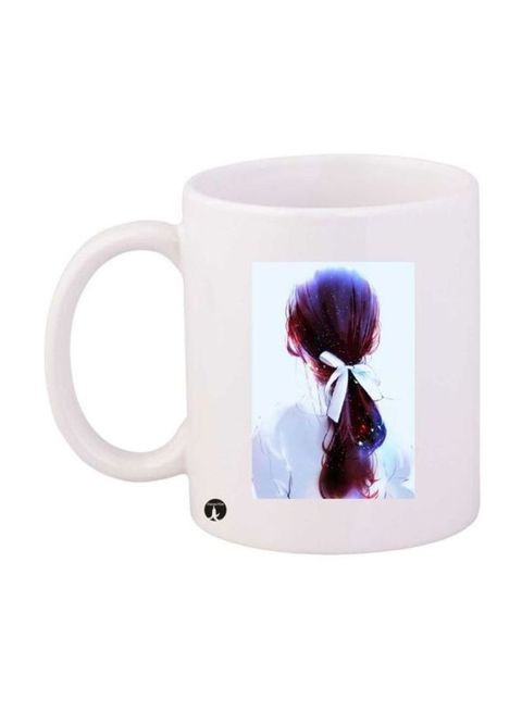 Bp Girl Printed Mug White/Blue/Black Standard Size