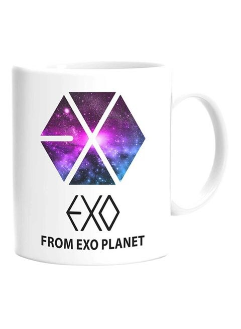 Fm Styles Exo Color Logo Printed Mug White 10cm