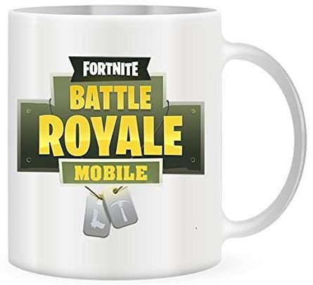 Giftex Fortnite Battle Royale White Ceramic Mug, 11Oz Coffee Mug