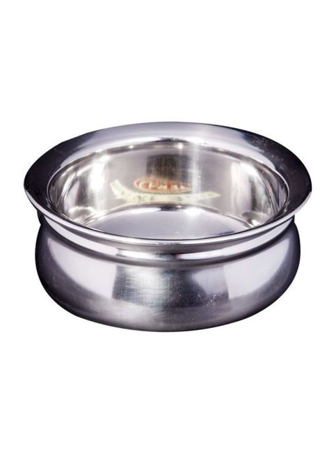 Steel Serving Bowl Silver 7x17.5centimeter