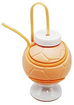 Water Bottle With Straw, Very Beautiful and Attractive Design, (Plastic Bottle), Colourful and Football Design Bottle (Pack of 1).