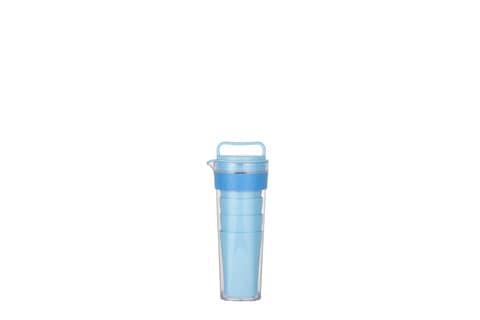 Vague Water Pitcher 1.4 L With 4 Cups 400 Ml Set Blue