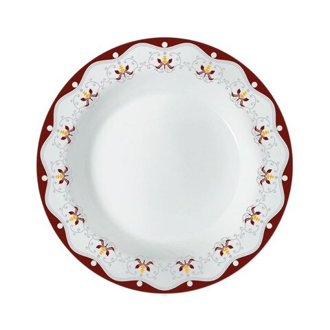 Borosil Larah Royal Brown Opal Soup Plate 23.5cm