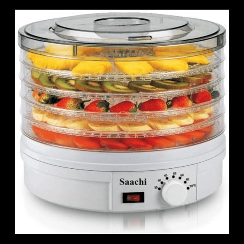 Saachi 5 Tray Food Dehydrator - White, Nl-Fd-4935