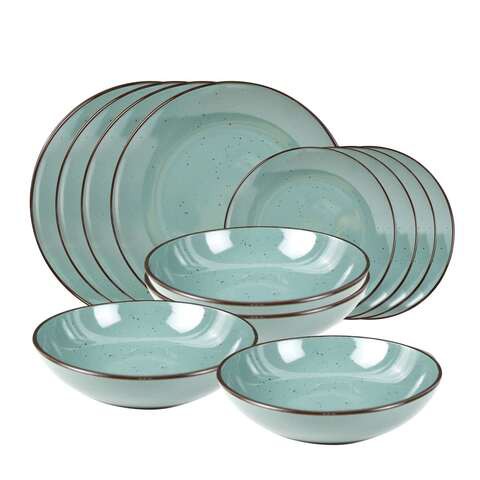 KITCHEN MASTER 12 PC DAZZLE DINNER SET