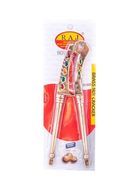 Supari Nut Cutter Golden 25.5centimeter