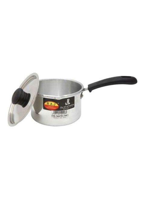 Aluminium Saucepan With Lid Silver 18cm